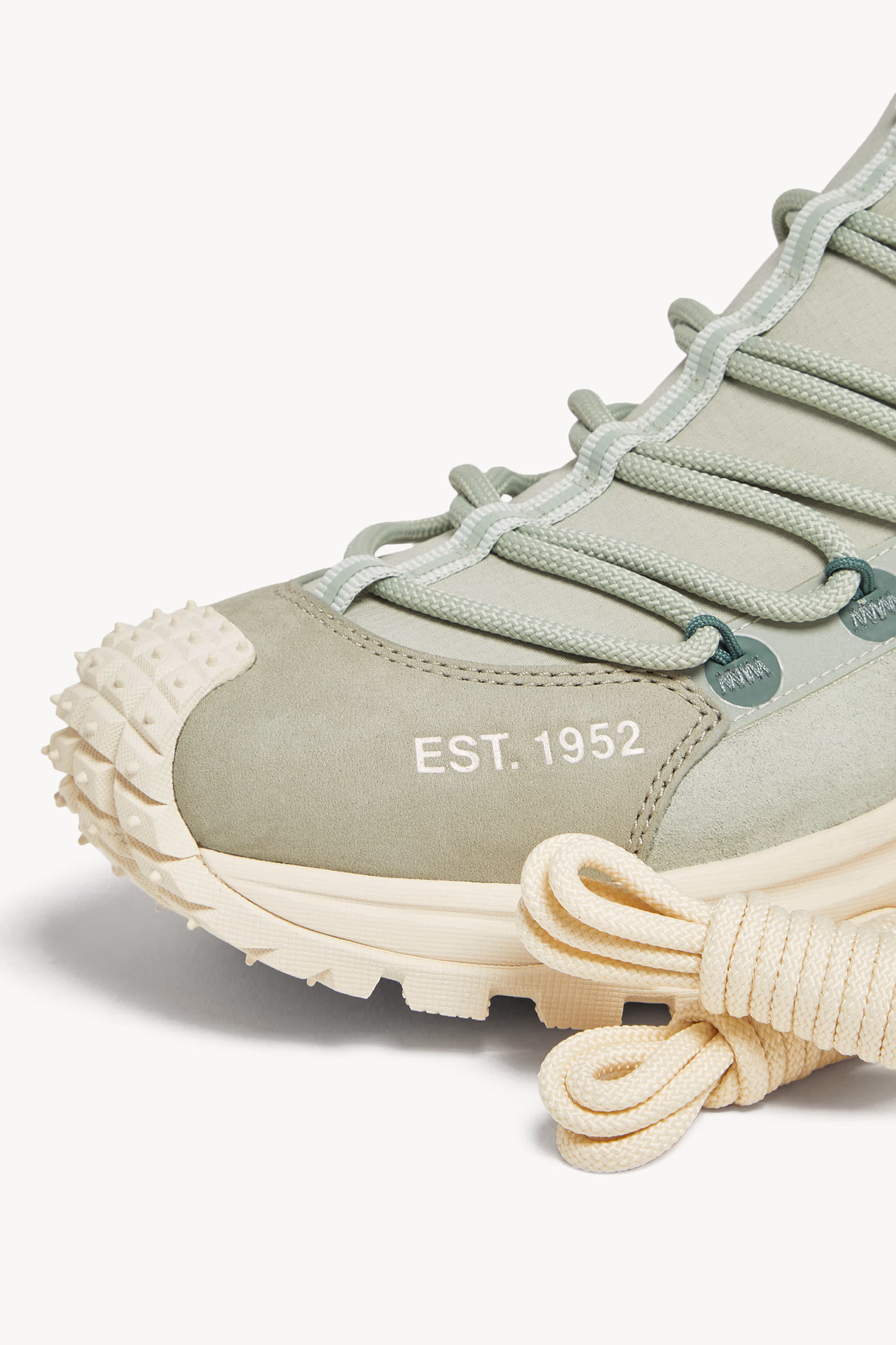 Sneakers Trailgrip Lite 2 en cuir et daim Femmes Vert D’Eau Moncler 7